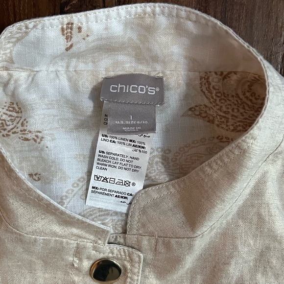 Chico’s jacket size 1 - Picture 3 of 3